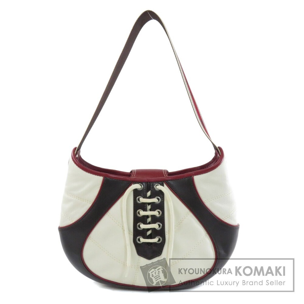 Celine One Shoulder Handbag Korea World Cup Leather